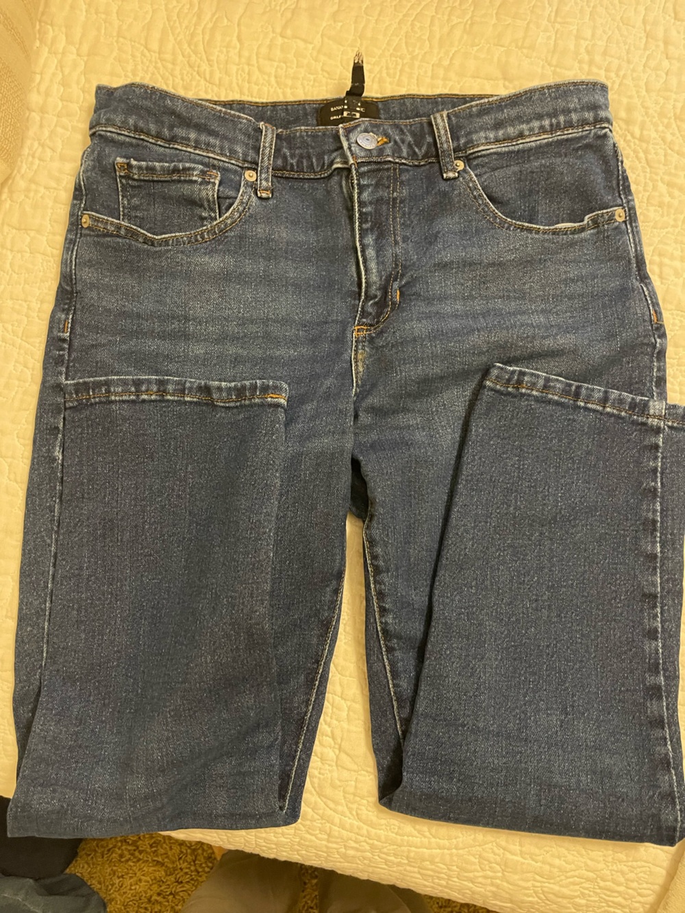 Women’s Dark Blue Straight-Leg Jeans